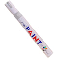Miniatyrbild 2 av 5: Bärbar färgglad penna bil däck gummi däck metall färg permanent färgmarkörer oljig graffiti stripe reparationspenna (silver)