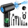 Miniatyrbild 1 av 5: Sladdlös Luftdammvippa USB Uppladdningsbar 51000 RPM - Idealisk Ersättning för Tryckluftburkar - Återanvändbar, Ingen Tryckluftburk Krävs - Dammuppsamlare