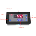 Miniatyrbild 5 av 5: Dubbel digital LED Timer Cykeltimer