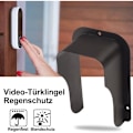 Miniatyrbillede 2 af 5: Regnbeskyttelse til video dørklokke, vejrbestandig, anti-blænding, egnet til ringholder, samtaleanlæg, stikkontakt og lås