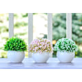 Miniatyrbillede 3 af 4: Simulering Grønne Planter Mini Kunstige Planter - Moderne Bondehus Planter Hjemmeindretning - Små Kunstige Planter - Kontor/Køkken/Badeværelse/Soverum/Skab/Liv
