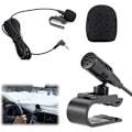 Miniatyrbild 1 av 4: Extern mikrofon för bilstereos och Bluetooth-stereospelare, kompatibel med DVD - Clip-mikrofon med kabel för högre samtalskvalitet