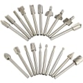 Miniatyrbillede 1 af 5: 20 stk. Dremel Tungsten Carbid Skærefræsere Bor Bits Rotary Sliber