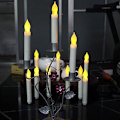 Miniatyrbillede 4 af 5: 12 stk. Flammeløse LED-stearinlys Lys Batteridrevet Votiv LED-spidslys til jul Bryllup Fødselsdagsfest Halloween Værelsesdekorationer, 6,5 x 0