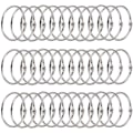 Miniatyrbillede 1 af 5: Bogringe, Bindeled, 100 stk. Metalringe Notesbog Nøgleringe Hængselringe til Albummer Scrapbøger Metalbruser(25mm)