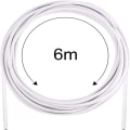 Miniatyrbillede 2 af 5: 6 meter gardin ledning med 8 par kroge øjne, multifunktionel voile ledning, klippes til, perfekt til ophængning af netgardiner og billeder