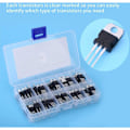 Miniatyrbild 4 av 5: 60st 3-pin 10 Värden L7805CV-LM317t Effekt Triod Transistorer Sortimentskit Strömstyrning för DIY Elektronik