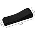 Miniatyrbilde 5 av 5: 1 par kontorstolputer i memory foam med hevet, vinklet passform og universelle putetrekk for armlene og albueavlastning