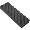 Miniatyrbillede 3 af 4: Sort siliciumcarbid slibesten 36 mesh med rille (180 × 60 × 25 mm)