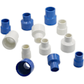 Miniatyrbillede 5 af 5: Ret PVC Reducer Slange Adapter - PVC Reducer Fitting til Have, Farm, Drivhus, Vandforsynings Slange - Have Slange Fittings (Indre Diameter 40mm