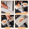 Miniatyrbillede 4 af 5: Wonton-forme, rustfrit stål dobbelthoved automatisk wonton-maskine, enkle værktøjer til dumplings
