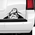 Pikkukuva 1 / 5: 1 x Stormtrooper Peep - Auton lasin ikkunan puskurin vinyylitarra Pyörä Van Drift JDM Matkailuauto 4x4 (Painettu tarra))