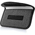 Pikkukuva 1 / 5: Signaalin estolaukku, [2 kpl] GPS RFID Faraday-laukku suojakotelo lompakko suojakotelo matkapuhelimen tietosuojan suojaamiseksi ja auton avaimelle, A