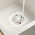 Miniatyrbillede 3 af 4: 2 stk. (hvid) Filter Hår Badekar Filter Silikone Silikone Filter Hår Hårfanger, Køkkenvask Filter Med Sush, til Køkkenvask, Badeværelse