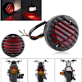 Miniatyrbillede 5 af 5: Motorcykel bagbremselygte, Motorcykel bag brand LED signallys Bremselys Stop Stop Bagkæmpe til de fleste baglygte motorcykler