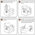 Miniatyrbillede 4 af 5: Armlæn Sofa Organizer Sofa Holder Sofa Armchair Caddy Stol Seng Stabil Opbevaringspose Hængende Opbevaring Armlæn Lommer til Fjernbetjening TV Telefon iPad