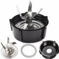Miniatyrbillede 2 af 4: 3 stk. blender-reservedelssæt, blender-saftpresser-tilbehør, saftpresserblad + skive + bund