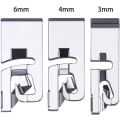 Miniatyrbilde 5 av 5: 3 stk smalt rullet sømfotsett for symaskin, egnet for husholdnings flerfunksjonelle symaskiner (3mm, 4mm og 6mm)