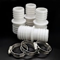 Miniatyrbillede 3 af 5: 4 x rørforbindelser, swimmingpool adapter sæt med 8 slangeadapter halskæder (32 mm til 38 mm i diameter)