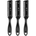 Miniatyrbilde 1 av 4: 3 stk. frisør dobbeltsidig hårklipp hårklipp lane plast barbering hårklipper