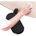 Miniatyrbillede 1 af 4: Ergonomisk armlæn til skrivebord - Armrest Pad roterende håndledsstøtteholder (sort)