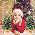 Miniatyrbilde 5 av 5: 1 stk. Flerfarget Mini Kunstig Juletre, Mini Juletre med LED-lysgirlander og ornamenter, Lite dekorert juletre, Jul d