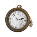 Miniatyrbilde 1 av 3: Jumbo Gold Clock Halskjede - Hvit Kanin Klokke, Hip Hop Rapper Klokke - 1 Stykke