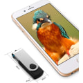 Miniatyrbillede 3 af 5: Flashdrev 64GB (Sort) 3.0 USB-drev USB-flashdrev Dataopbevaring Hastighed op til 80MB/s 64GB USB Intern lagring Zip-drev i let roterende nøgle