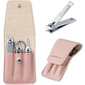 Miniatyrbild 1 av 5: Nagelklippare Set Damgåva, 6 Delars Nagelklippare Julstrumpa Gåva för Vuxna (Rosa)