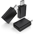 Miniatyrbild 1 av 5: Svart - 3 st USB C hane till USB 3.0 hona adapter 3-pack, Thunderbolt 3 typ C OTG nyckelkonverter för MacBook Pro 2022, iPad Mini 6 Air 4 5:e generation