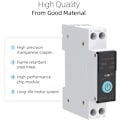 Miniatyrbillede 4 af 5: Eosnow DIN-skinneafbryder, Smart WIFI-kontakt, Mobiltelefon Fjernbetjening, 3 Timing-tilstande, til Husholdningsapparater, 40A