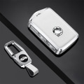 Miniatyrbild 1 av 5: Volvo Smart Car Key Holder - färg - För Volvo XC60 XC70 XC90 C30 S60 S80 S90 V60 V70 V90 - Läder - Sidoknappar