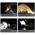 Miniatyrbillede 4 af 5: Genopladelig LED arbejdslampe, 2 i 1 inspektionslampe med 360 graders rotation og 5W COB LED lommelygte med magnetisk base og krog til hjemmeværkstedet