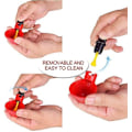Miniatyrbillede 2 af 5: Automatisk drikkekop til kyllinger, ænder og fjerkræ - Automatisk drikkekop til fuglebur, foder til fjerkræ (12 stk.)