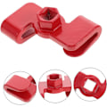 Miniatyrbillede 5 af 5: 2 Dele Forlænger nøgle konvertering Forlænger adapter til mekanisk nøgle tilbehør nøgle forlængelse nøgle adapter adapter adapter værktøj 40 krom