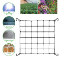 Miniatyrbillede 4 af 5: Elastisk net 60 x 60 cm planteunderstøtning rullende net til plantetelte, hydroponisk planterum rullende net, universelt kraftigt net med st