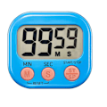 Miniatyrbillede 1 af 5: Digital køkkenur til madlavning, stort tal, høj alarm, stærk magnetisk multifunktionel elektronisk timer, klasseværelsesur til lærere børn (blå)