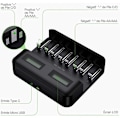 Miniatyrbillede 4 af 5: LCD universal batterioplader - Ni-MH genopladelig batterioplader, batteridetektionsteknologi