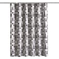 Duschdraperi 200 x 220 cm (B x H), mögelbeständig duschdraperi, antibakteriell, vattenavvisande, foder, mjuk polyester, badgardiner, Ri