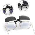 Miniatyrbillede 3 af 4: Polariserede Clip-On Solbriller Uden Ramme Flip-Up Linse
