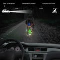 Miniatyrbilde 5 av 5: 4-pakke 3-modus LED-blinkende reflekterende LED-hengelampe for barn Reflekterende reflekterende lysstripe for skolebag ryggsekk fotturer løping jogging gjør
