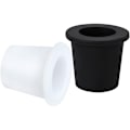 Pikkukuva 1 / 5: 2 kpl pöytävarjon reiän rengas, pehmeä silikonirengas pöytävarjo 5 cm - 6,4 cm 3,8 cm terassipöydän reikiin ja pieniin varjonvarsiin (musta, valkoinen)
