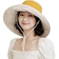 Miniatyrbild 1 av 5: Bomullsvändbar fiskarehatt - Fashion Versatile Shade Cloth Hat - Gul