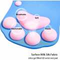 Miniatyrbilde 2 av 5: Musematte med håndleddstøtte, ergonomisk musematte, musematte, musematte i silikongel, sklisikker base