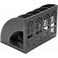 Miniatyrbillede 4 af 5: Opbevaringsboks Bureau Klassifikationsmodul 4 Specifikationer DIY Hylde Organizer Opbevaring Polypropylen Porte File Til papir A4 Dokument Dokument Magasin