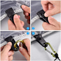 Miniatyrbilde 4 av 5: 10 Sett Tarp Klips Telttang Tarp Markiser Klips, Tarp Klips, Telttang, for Biltelt, Tarp, Markiser, Camping