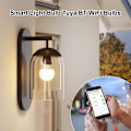Miniatyrbild 2 av 5: Intelligent glödlampa Tuya Bt Wifi Blouns med dimbar färgändring 9W 800 Lumen 2700-6500k RVB E26/E27 LED-lampa fungerar med Alexa för juldekoration