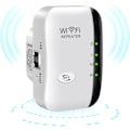 Miniatyrbild 1 av 5: WiFi Extender Booster - Repeater/AP-läge med Ethernet-port - WPA2 Säker Bred Täckning