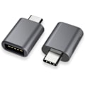 Pikkukuva 1 / 5: USB C - USB -sovitin (2-pakkaus), USB-C - USB 3.0 -sovitin, USB Type-C - USB -sovitin, Thunderbolt 3 - USB -naaras OTG -sovitin MacBook Air 2020:lle, iP