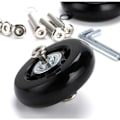 Miniatyrbillede 5 af 5: 2 stk. Bagagehjul - Udskiftningshjul med leje - 6024mm - Sort